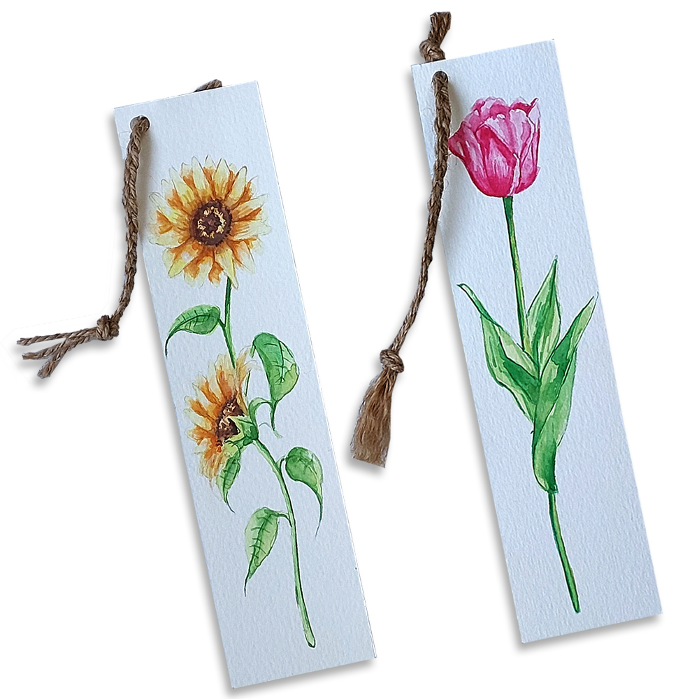 Water Color on Bookmarks DIY Kit by Penkraft